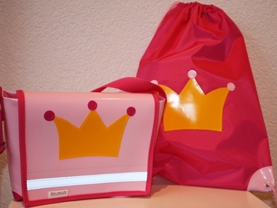 Bild 1 von Kindergarten-Set  Krone rosa pink